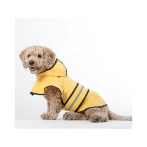 Fashion Pet Rainy Day Dog Slicker – Yellow (Small)