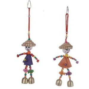 Hanging Doll Bird Chew Toy Parrot Budgie Parakeet Cockatiel Bite Toy M2Q7