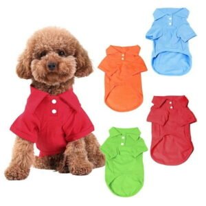Clothes for Small Dogs Boy, Pet T-Shirts Doggy Vest Apparel, Comfortable Summer Shirts Wear Clothing, Outfits for Medium Dog, Kitty Cats，