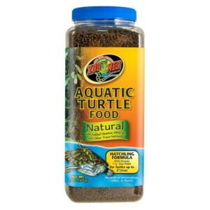 Zoo Med Natural Aquatic Turtle Food Hatchling Formula [Reptile Aquatic Turtle Food, Reptile Supplies] 45 oz (3 x 15 oz)