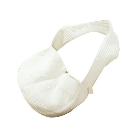 Pet Cat Bag Cross Body Purse Puppy Carrier Sling Portable The Dog White Canvas Travel