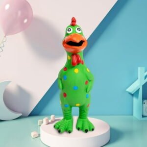 Werulen Clearance Under $ 5 ! Screaming Chicken Toys Funny Rubber Squeaking Chicken Toys Plastic Colorful Squeaker Colors Vary Reduce Separation Anxiety for Pet Chew Gifts Prank Novelty Toy