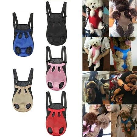 StarBay Adjustable Pet Backpack, Front Carrier for Dog Legs and Tail, Ideal for Chest Travel
