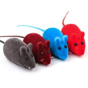 Cute Faux Little Mouse Squeak Noise Sound Rat Playing Toy for Pet Cats Dogs