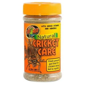 Zoo Med Natural Cricket Care with Added Vitamins and Minerals [Reptile Crickets and Insects, Reptile Supplies] 21 oz (12 x 1.75 oz)