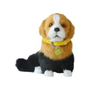 Dog Toys for Kids Plush Puppy Toy with Sitting,Barking, Tail Wagging & Recording, Touch & Voice Control Walking Puppy Simulation Pet Dog Toy Barking Dog Furry Pet ToyToys for Kids