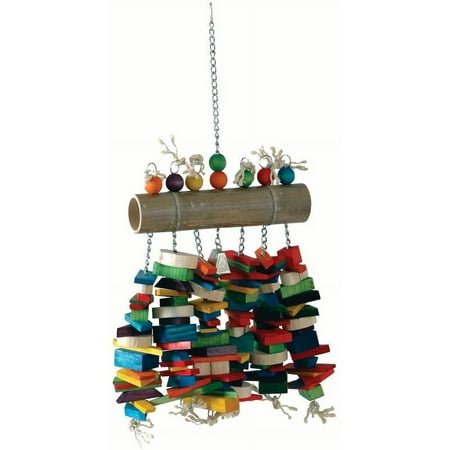 Caitec Featherland Paradise Bamboo Log Bird Toy – Extra Large