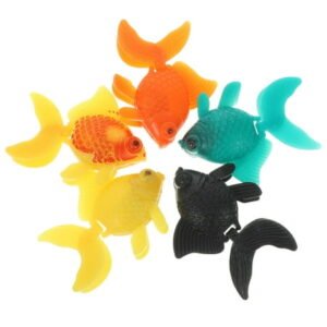 LULULION 5Pcs Simulated Fish for Underwater Scenery in Aquarium Assorted Color