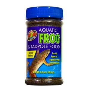 Zoo Med Aquatic Frog and Tadpole Food [Reptile Frog and Newt Food, Reptile Supplies] 16 oz (8 x 2 oz)