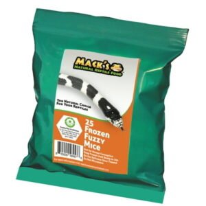Mack’s Natural Reptile Food Fuzzy mouse 25 ct.