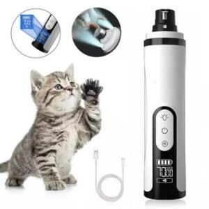 Upgrade Heusom Silent Groom Pro Grinder With LED Light 3 Speeds For Dogs And Cats Dog Nail Grinder Cat Nail Grinder 2000mAh Battery Silent Pet Grooming Too