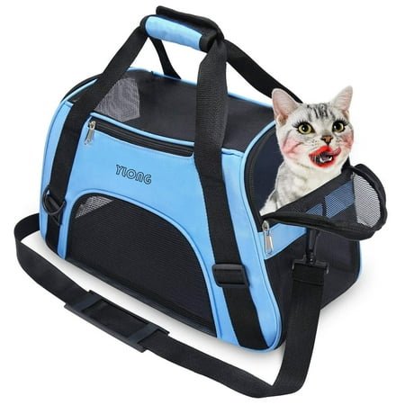 Airline Approved Pet Carrier,Soft-Sided Pet Travel Carrier for Cats Dogs Puppy Comfort Portable Foldable Pet Bag