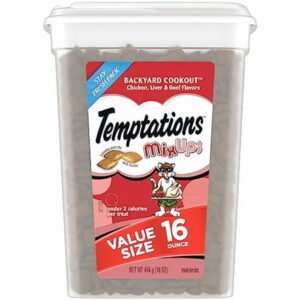 Temptations Backyard Cookout Mixups Treats for Cats 16 oz (Pack of 8)