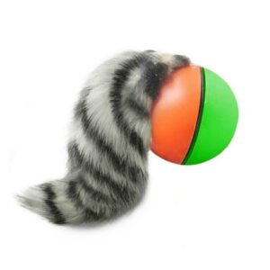 Niovtt Pet Dog Cat Toy Electric Beaver Weasel Rolling Ball Chasing Toys Random