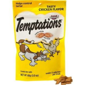 Temptations Cat Treats Tasty Chicken Flavor 3 oz (Pack of 18)