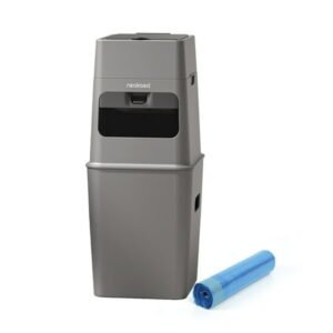 Neakasa PooGuard Cat Litter Disposal System, 9.2L Odor-Control Trash Can, Wider Opening(Gray)