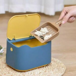 Latrodar Scooping Litter Bin Closed Litter Pan Litter Box Litter Scooping Supplies up to 50% Off