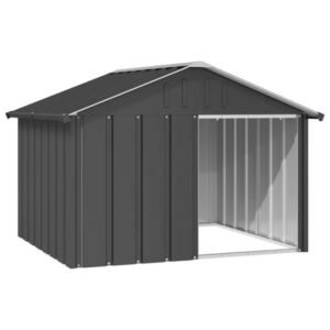 Casafoyer Dog House Anthracite 45.9″x40.6″x32.1″ Galvanized Steel