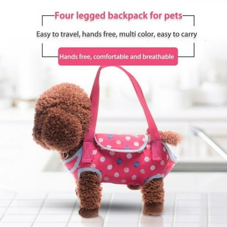 Leonard Dog Carrier Legs Out Front Pet Carrier Backpack Adjustable Puppy Cat Small Bag with Shoulder Strap and Sling for Traveling Hiking Camping Outdoor