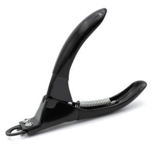 Jeffers Pet Nail Trimmer Large Hole Black – Guillotine Clippers for Dog, Cat, Puppy & Small Animal Grooming – Stainless Steel Blade, Non Slip Grip, Pet Grooming Tool for Home & Travel