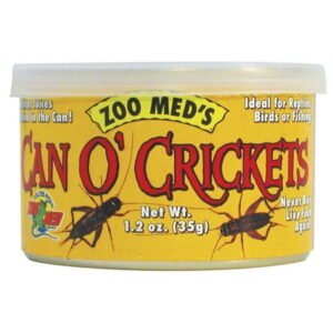 Zoo Med Can O’ Crickets Reptile & Bird Food, 1.2 Oz