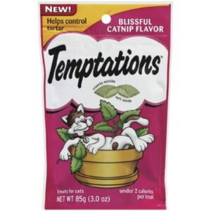 Whiskas Temptations Blissful Catnip Cat Treats 3 oz (Pack of 18)
