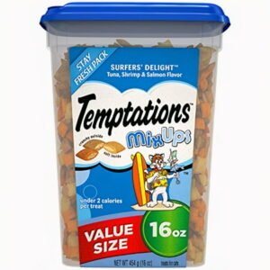 Temptations Mixups Surfers’ Delight Cat Treats 16 oz (Pack of 6)