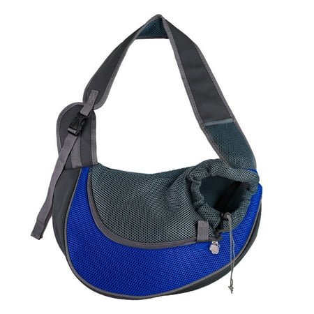 Mineart Dog Sling Carrier for Small Dogs, Puppy Carrier Sling Purse, Dog Bags for Traveling, Carrying Bag to Wear Medium Cat, Adjustable Crossbody Pet Travel Poop Bag Dispenser