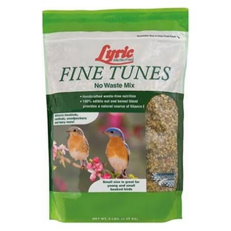Lyric 2647409 Fine Tunes Wild Bird Food, No Waste Mix, 5 Lbs. – Quantity 8