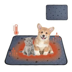 Mouliraty Winter Self Warming Pet Mat Cats Dogs Bed Self Heating Cats Dog Mat Extra Warm Pet Pad For Indoor Outdoor Pet Non Slip Machine Washable Pet Mat