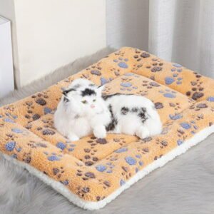 Tainini Pet Pad,Soft Dog Crate Bed Mat for Sleeping, Self Heating Cat Bed for Small Medium Large Cats Dogs