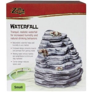 Zilla Small Waterfall for Reptiles [Reptile, Decorations] 1 count