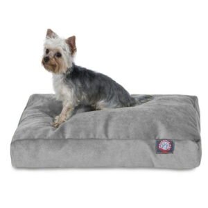 Majestic Pet | Villa Velvet Rectangle Pet Bed For Dogs, Removable Cover, Vintage, Small