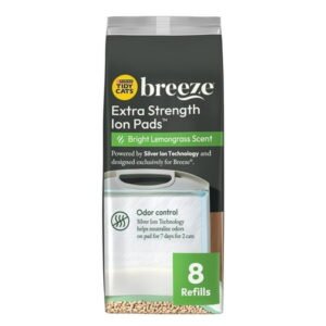 Purina Tidy Cats Cat Litter Breeze Pads Refill Pack Multi Cat Litter Pads – 8 ct. Bag