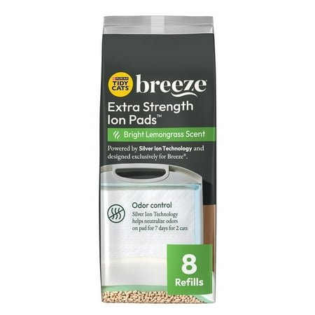 Purina Tidy Cats Cat Litter Breeze Pads Refill Pack Multi Cat Litter Pads – 8 ct. Bag