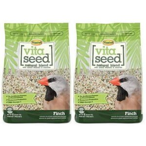 Higgins 2 Pack of Vita Seed Natural Blend Finch Food, 2 Pounds Each