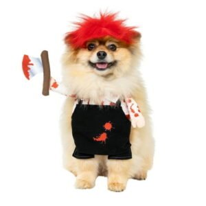 Vibrant Life Halloween Butcher Costume for Dogs and Cats, Multicolor, Small
