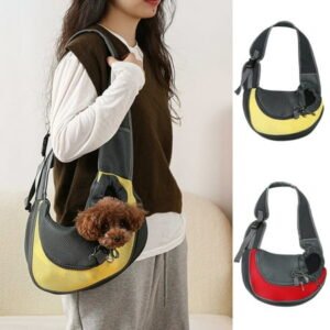 kttectoa Dog Carriers for Small Dogs Pet Sling Carrier for Small Dogs Cats up to 11 lbs 14.57×11.42in Breathable Mesh Front Pouch with Adjustable Strap Cat Carrier