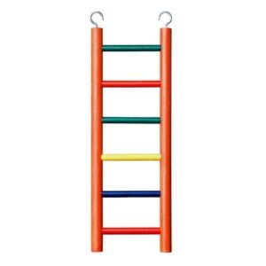 Prevue Hendryx 6-rung Wood Bird Ladder – Multi-color