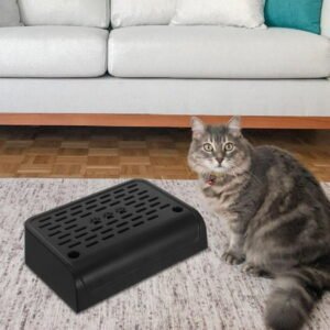 WRITWAA Portable Plastic Cat Ramp for Litter Box with Extra Resting Space, Easy to Clean and Pet Accessory