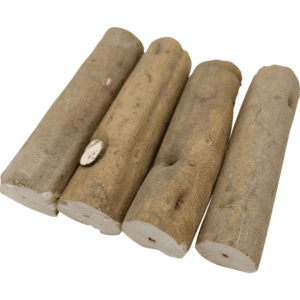 5504 Natural Sola Skin Log PK4 – Lightweight Natural Wood Bird Foot Toys