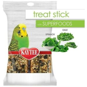 Kaytee Superfoods Avian Treat Stick – Spinach & Kale [Bird, Honey Sticks] 5.5 oz