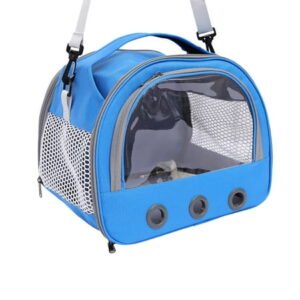 FYTPOV Cat Carrier, Breathable Clear Pet Travel Carrier for Cats Small Dogs Puppy, Comfort Portable Foldable Pet Carrier Bag