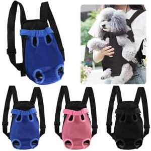 Spencer Pet Backpack Carrier Frontpack Adjustable Cat Dog Carrier Backpack Travel Bag for Small Medium Pets