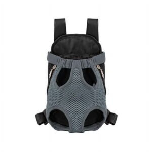 Double Shoulder Breathable Portable Travel Pet Dog Carrier Backpack Mesh Carrier Front Bag for Small Dog Cats Outdoor