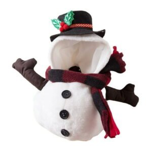 Dog Walking Snowman Costume Cat Christmas Outfit Santa Claus Pet Clothes Dog Xmas Costume Pet Holiday Apparel (Snowman)