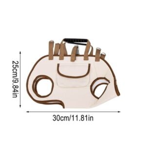 Dog Lift Harness, Dog Carry Sling for Small and Medium Cats Dogs, Portable Pet Carrier Bag, Small Dogs Sling Carrier for Outdoor Puppy Cat, Adjustable Strap