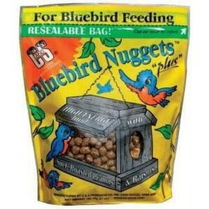 C and S C & S Products Blue Bird Nuggets Plus Beef Suet,Corn,Peanuts,Raisins 27 Oz