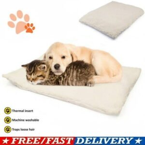 Self-Warming Pet Pad – Thermal Cat and Dog Warming Bed Mat Soft Outdoor Heated Pet Bed Cat Bed