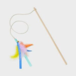 15.6″ Feather Wand Cat Toy – Boots & Barkley